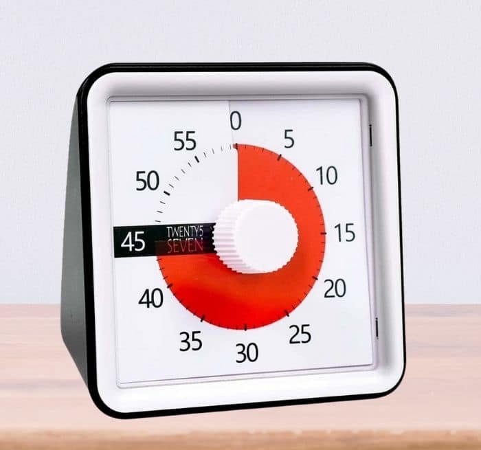 Exemple de minuterie Pomodoro
