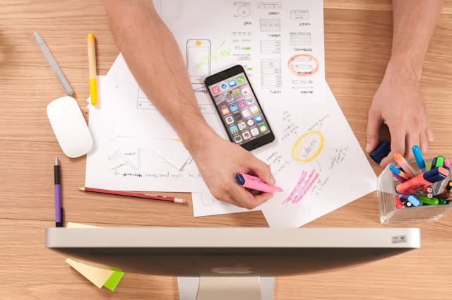 Illustration de distractions numériques