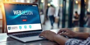 Personne produisant un site web professionnel